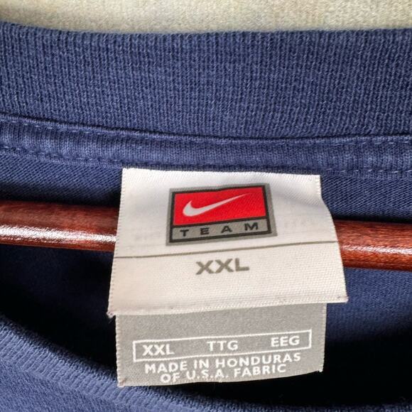 VTG Y2K Nike New York Yankees T Shirt Sz XXL Blue MLB Baseball Boston Butt 2006 - Picture 6 of 10